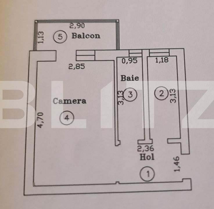 Garsonieră de vânzare Mircea cel Batran - 144820AV | BLITZ Timișoara | Poza1