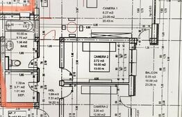 Apartament cu 3 camere, 2 bai, terasa 23 mp, Giroc