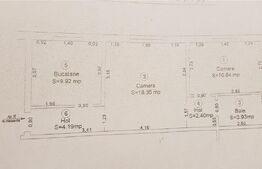 Apartament 3 camere, 50 mp, zona Modern