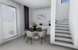 Casă insiruită, 4 camere, P+E, Su = 88mp, St = 90mp, Giroc