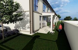 Casă insiruită, 4 camere, P+E, Su = 88mp, St = 90mp, Giroc