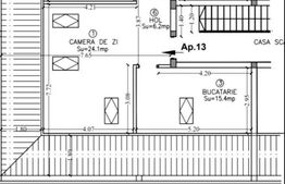  Apartament de 2 camera, decomandat, 71mp, zona Giroc