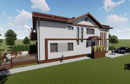 Duplex 4 camere, 140 mp utili, suprafata teren 300 mp, Giroc