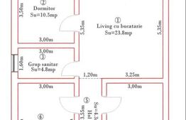 Duplex, 74 mp utili, 350 mp teren! Recas!