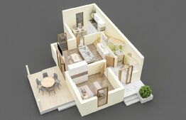 Case insiruite Smart Home, 100 mp utili, teren de 230mp