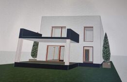 Casa individuala arhitectura moderna, 160 mp, 760 mp teren Giroc