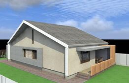 Casa individuala la rosu, 712 mp teren, 115 mp utili, Dumbravita