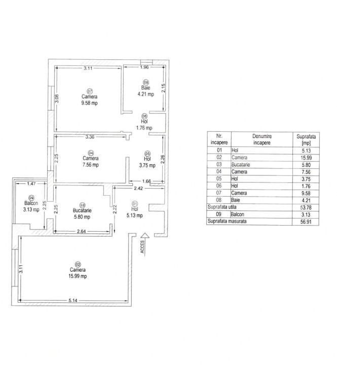 Apartament de vânzare 3 camere Lipovei - 156813AV | BLITZ Timișoara | Poza8
