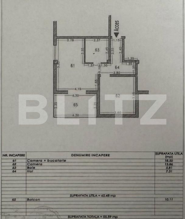 Apartament de vânzare 2 camere Giroc - 159001AV | BLITZ Timișoara | Poza11