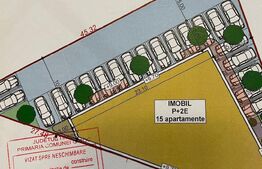 Teren pentru bloc P+2E, cu Autorizatie de Constrictie, Giroc!