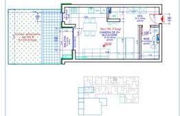 Apartament 1 camera,38 mp utili,gradina 24 mp Calea Aradului