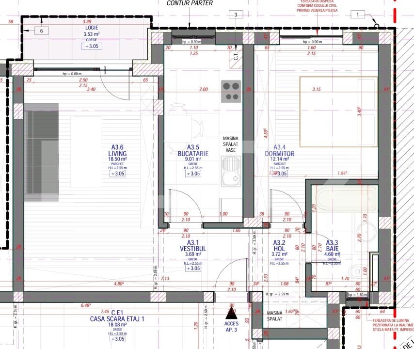 Apartament de vânzare 2 camere Mehala - 159757AV | BLITZ Timișoara | Poza6