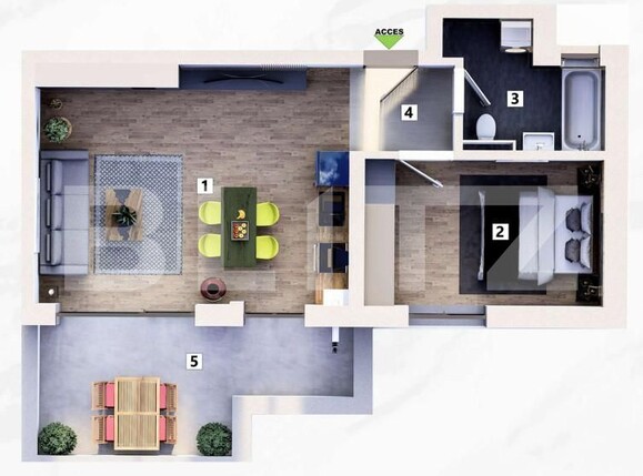 Apartament de vânzare 2 camere Mehala - 160500AV | BLITZ Timișoara | Poza1