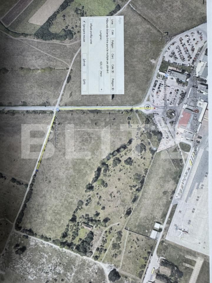 Teren de vânzare Aeroport - 162194TV | BLITZ Timișoara | Poza1