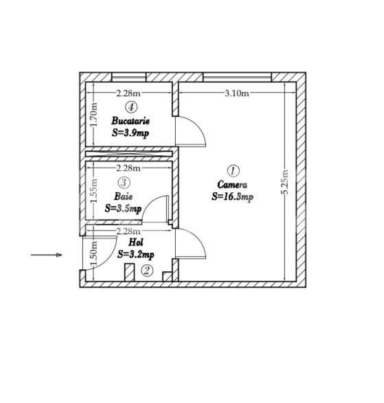 Garsonieră de vânzare Aradului - 163059AV | BLITZ Timișoara | Poza6