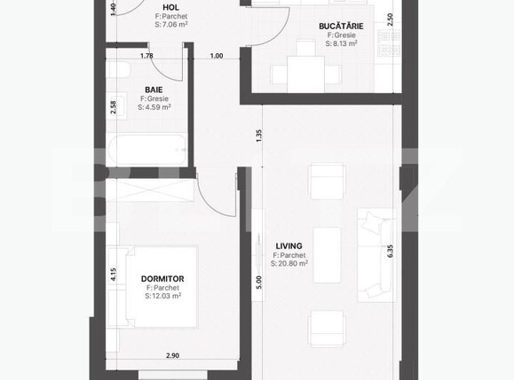 Apartament de vânzare 2 camere Giroc - 163377AV | BLITZ Timișoara | Poza14