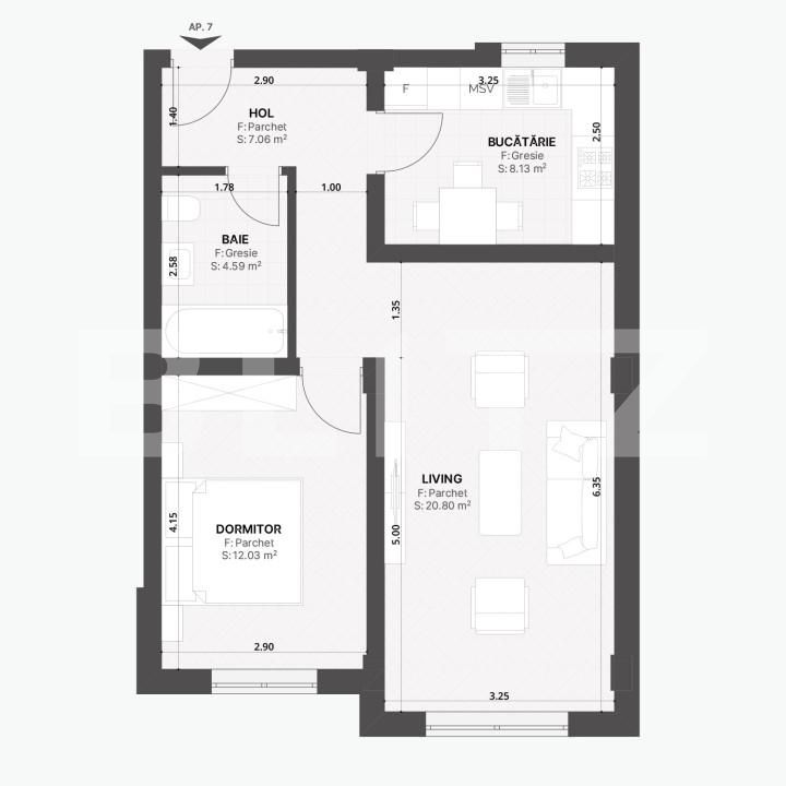 Apartament de vânzare 2 camere Giroc - 163377AV | BLITZ Timișoara | Poza14