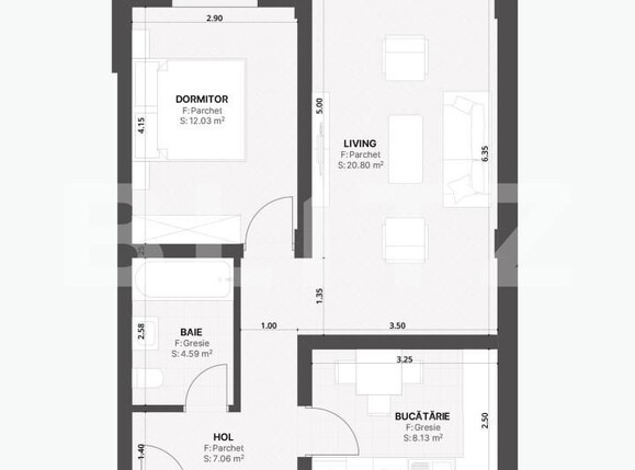 Apartament de vânzare 2 camere Giroc - 163378AV | BLITZ Timișoara | Poza8