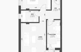 Apartament de 2 camere, 52 mp, Giroc DISPONIBIL IMEDIAT