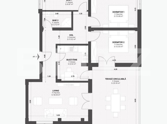 Apartament de vânzare 3 camere Giroc - 163380AV | BLITZ Timișoara | Poza18