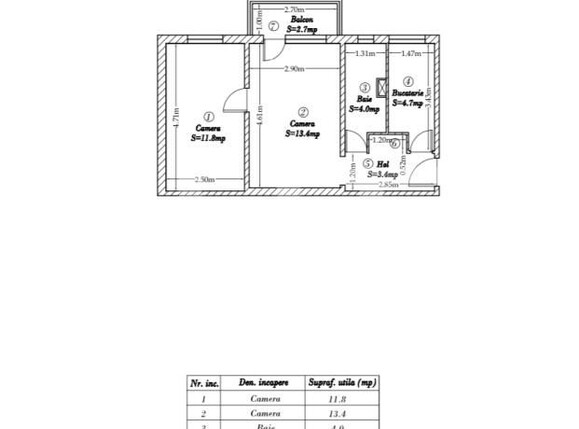 Apartament de vânzare 2 camere Complex Studentesc - 164674AV | BLITZ Timișoara | Poza1