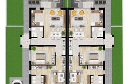 Duplex 3 camere, Su=75mp, St=230mp, Remetea Mare