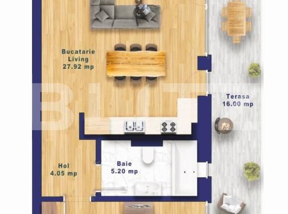 Apartament de vânzare 2 camere Torontalului - 165306AV | BLITZ Timișoara | Poza2