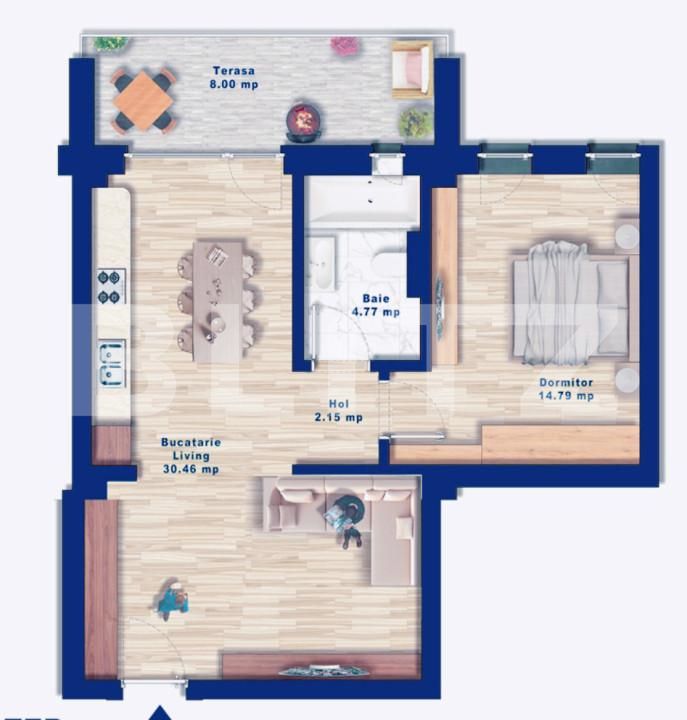 Apartament de vânzare 2 camere Torontalului - 165312AV | BLITZ Timișoara | Poza2