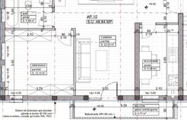 Apartament de vanzare, cu 2 camere, 47,39 mp, Calea Urseni