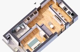 Apartament de 2 camere, 46 mp, Giroc