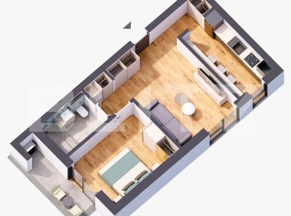 Apartament de vânzare 2 camere Giroc - 167984AV | BLITZ Timișoara | Poza1