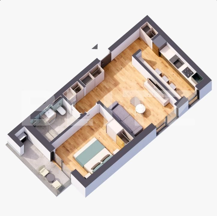 Apartament de vânzare 2 camere Giroc - 167984AV | BLITZ Timișoara | Poza1