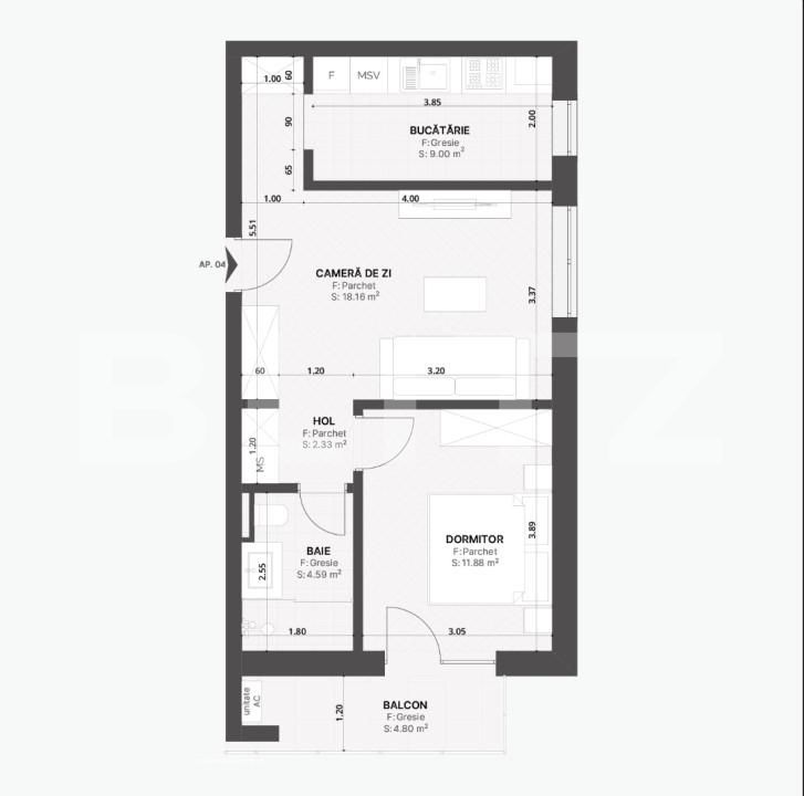 Apartament de vânzare 2 camere Giroc - 167984AV | BLITZ Timișoara | Poza2