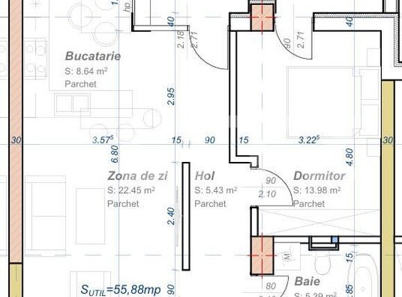 Apartament de vânzare 2 camere Aradului - 168422AV | BLITZ Timișoara | Poza2