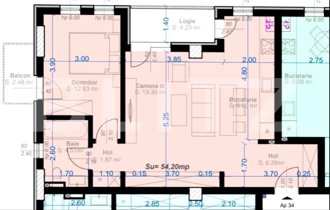 Apartament de vânzare 2 camere Aradului - 168495AV | BLITZ Timișoara | Poza2