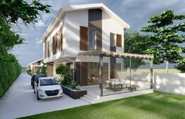 Casa moderna, 4 camere, teren 450 mp, Sacalaz