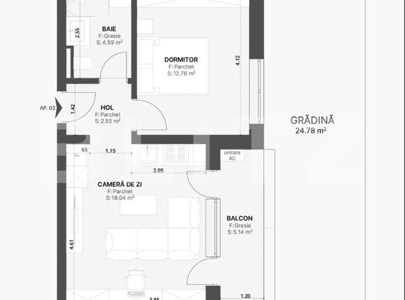 Apartament de vânzare 2 camere Giroc - 169420AV | BLITZ Timișoara | Poza2