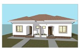 Duplex parter, 3 camere, bucatarie open space, terasa, Mosnita veche