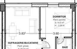 Apartament de vanzare, cu 2 camere, 71 mp, terasă 19 mp, zona centrala