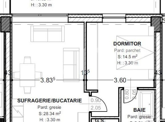 Apartament de vânzare 2 camere Central - 170513AV | BLITZ Timișoara | Poza1