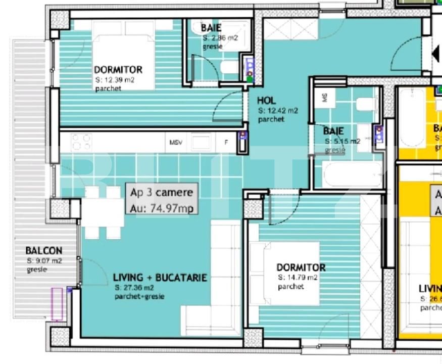 Apartament de vânzare 3 camere Torontalului - 170676AV | BLITZ Timișoara | Poza5