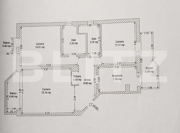 Apartament de vânzare 3 camere Aradului - 171077AV | BLITZ Timișoara | Poza15