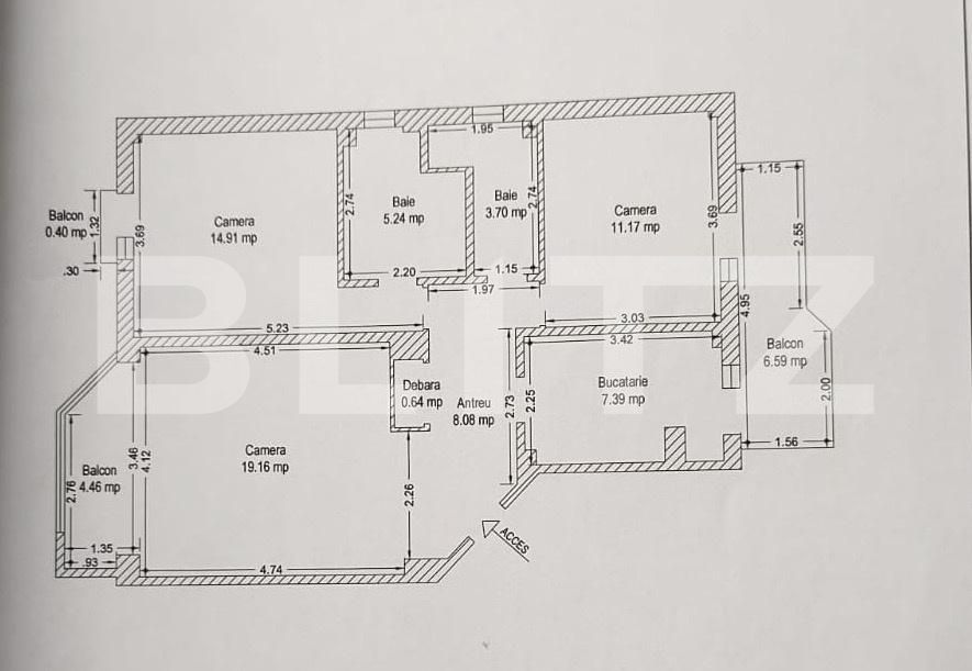 Apartament de vânzare 3 camere Aradului - 171077AV | BLITZ Timișoara | Poza15