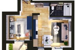 Apartament de vanzare, cu 2 camere, 47 mp, zona Torontalului