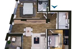 Apartament de vanzare, cu 3 camere, 69 mp, zona Torontalului