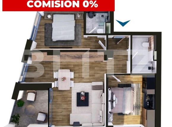 Apartament de vânzare 3 camere Torontalului - 171236AV | BLITZ Timișoara | Poza1