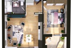 Apartament de vanzare,  2 camere, 54  mp, zona Torontalului