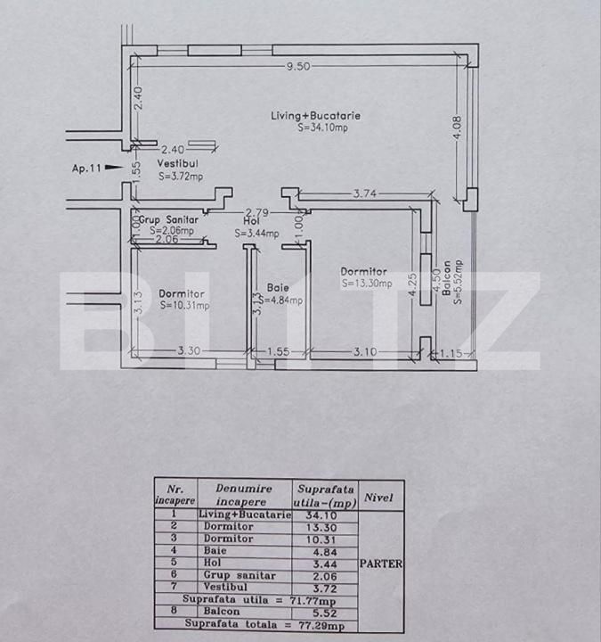 Apartament de vânzare 3 camere Giroc - 171973AV | BLITZ Timișoara | Poza6