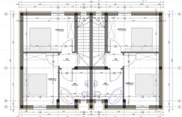 Duplex de vanzare in Sanandrei, 3 camere P+E 73mp utili 310mp teren