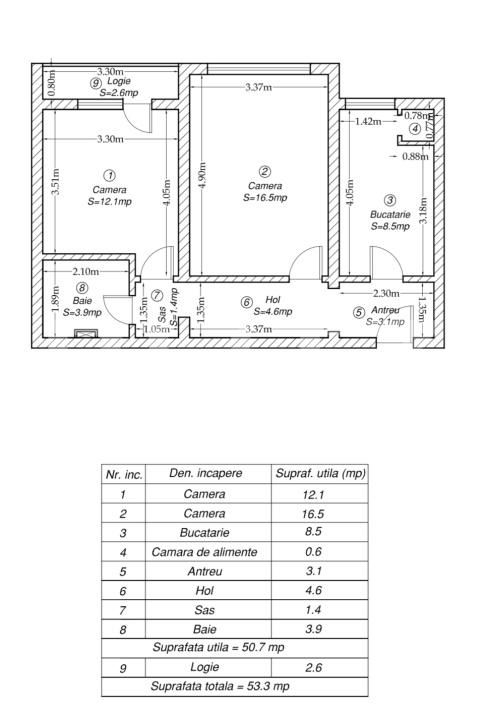 Apartament de vânzare 2 camere Neptun - 172706AV | BLITZ Timișoara | Poza1